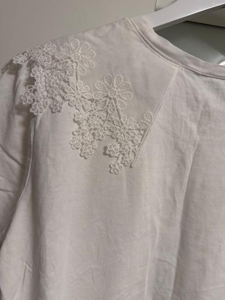 Zara top s čipkou, zara,l