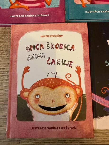 Knihy opica skorica sada, 