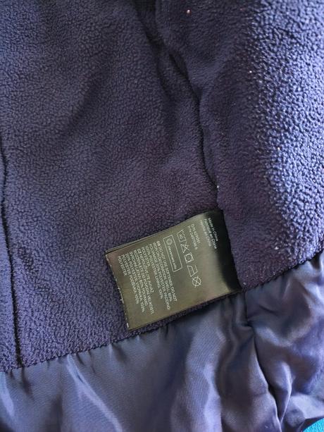 Tmavomodrá zimná bunda 122 h&m, h&m,122