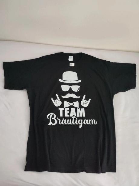 Čierne tričko s potlačou/pánske/, xxl