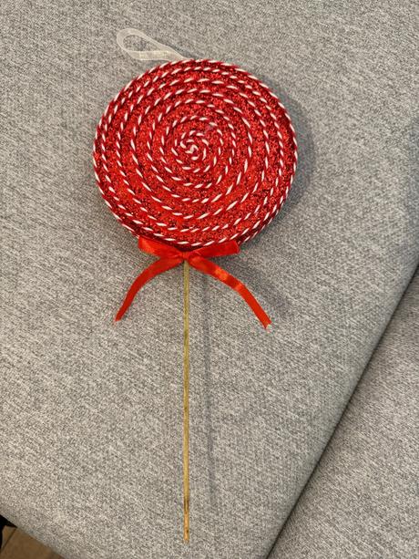 Vianočná ozdoba lízanka,