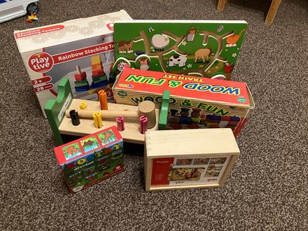 Montessori drevené hračky, 