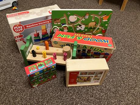 Montessori drevené hračky, 