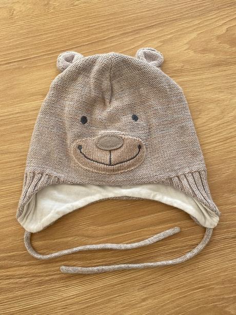 Roztomilá čiapka macko (v47-49, cca 12-24 m), brendon,<50