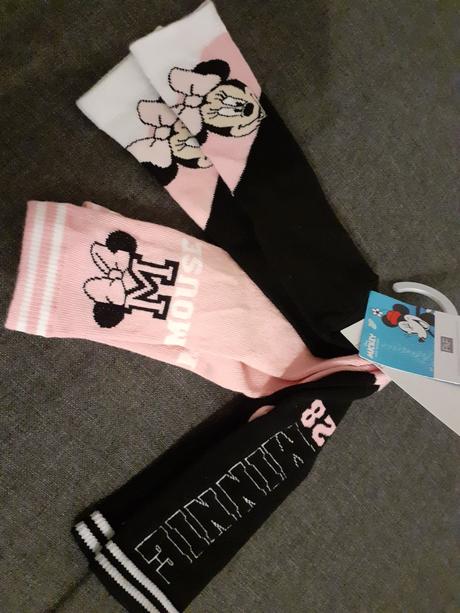 3x minie ponožky, f&f,23 / 24 / 25 / 26