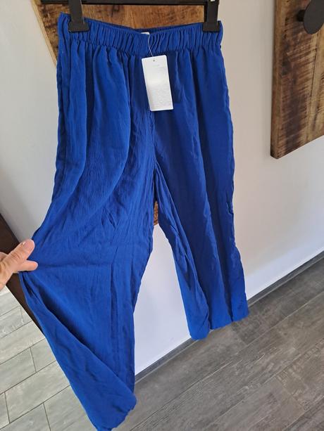 Široké letné nohavice, s / xs