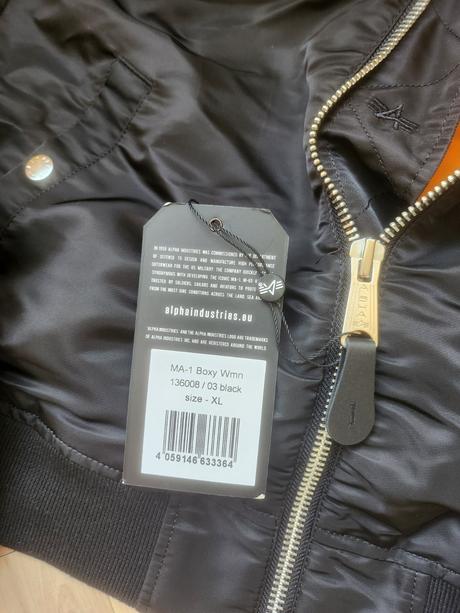 Alpha industries bomber bunda, xl