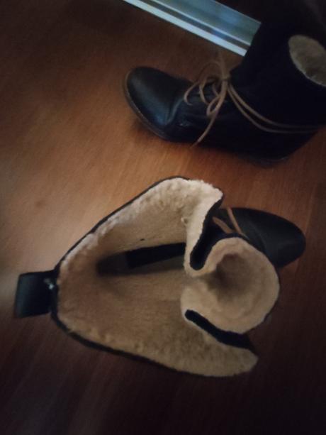 Topánky kožené na zimu, 38