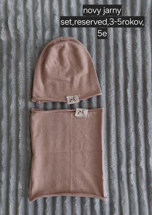 Jarny set ciapka a nakrcnik, reserved,104