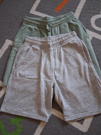 Bavlnené šortky 2 ks, h&m,158