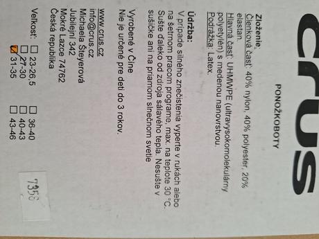 Predam ponozkoboty, 31