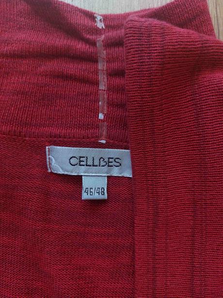 Kardigan tmavočervený, 46