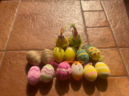 Vajicka na veľkú noc na ozdobu,