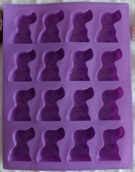 Veľká psíček silikónová forma, 