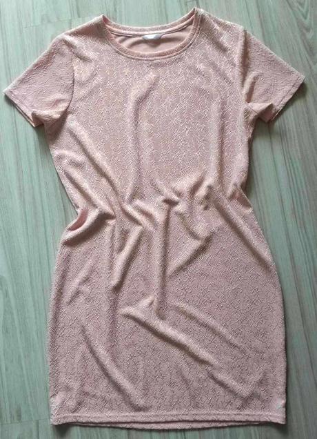 Minišaty, lososová/marhuľková farba, v. 42/44/xl, xl