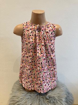 Dievčenské vzorované menčestrové šaty s kvietkami, h&m,98