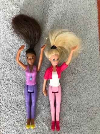 Barbie - už len blond vlasy - výš. 13 cm,