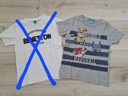 Tričko benetton tlapková patrola, benetton,104