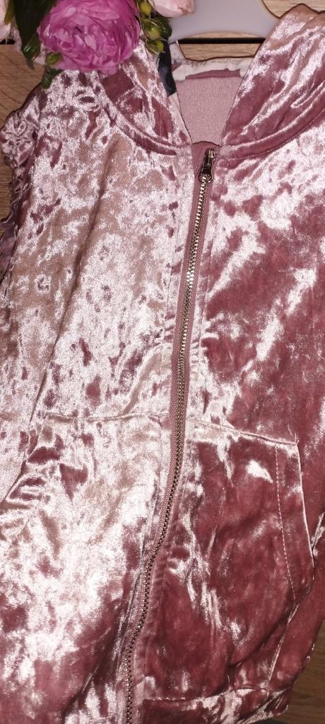 Zamatová mikina, h&m,116