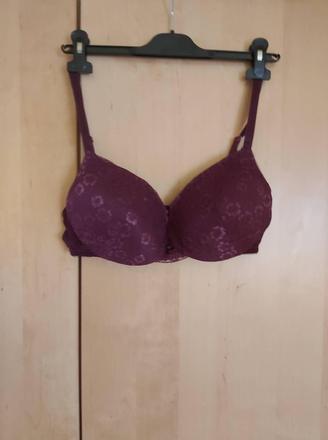 Bordová podprsenka 80b, 80b