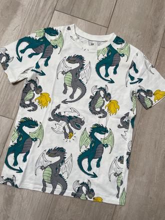 Dino tričko, h&m,134 / 140