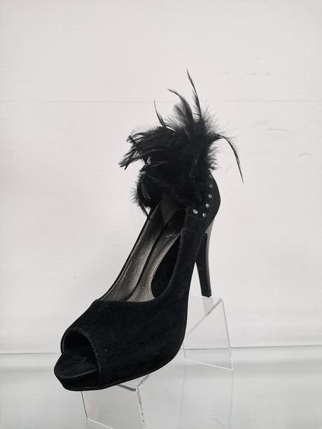 Dámske kožené spoločenské lodičky 9118 z, 38 / 40