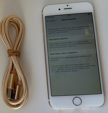 Apple iphone 6 64 gb gold s káblom funkčný, apple