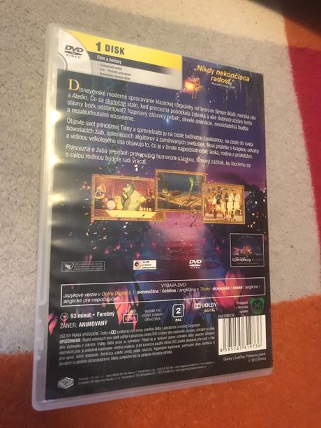 Dvd princezna žaba,