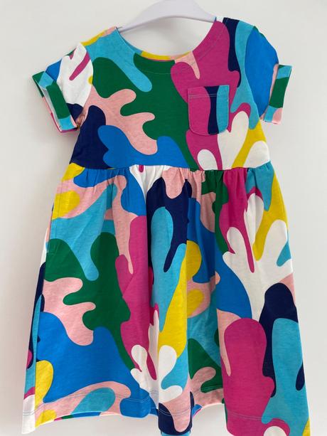 Bavlnené šatky pre princeznu, mini boden,110