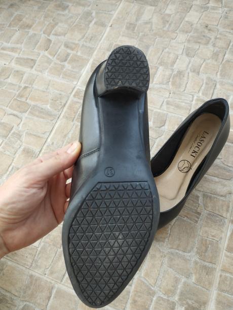 Kožené lodičky obuté raz, lasocki,37