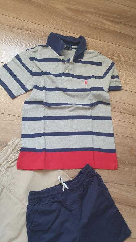 Tričká ralph lauren a 2x nove kratase f&f, ralph lauren,122