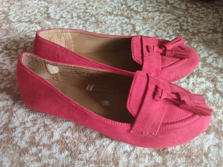 Balerínky červené, primark,35