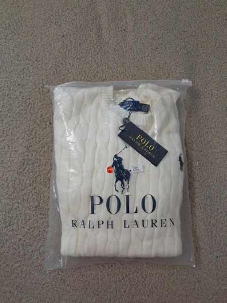 Ralph lauren pletený sveter, ralph lauren,l