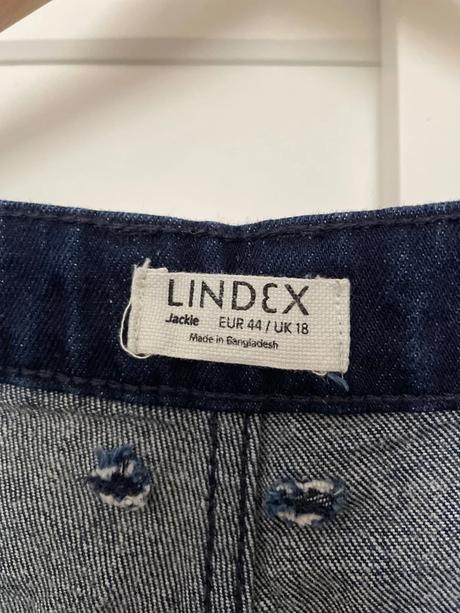 Pevnejšie široké jeansy wide leg 42-44, lindex,42