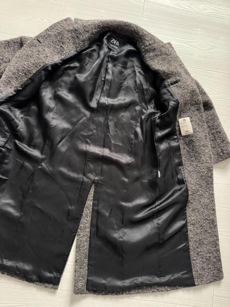 Zara - vlnený buklé kabát, zara,s