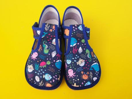 Detské barefoot papučky beda sea world, beda,22 - 35