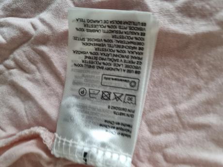 Ružový top h&m veľ. m, h&m,m