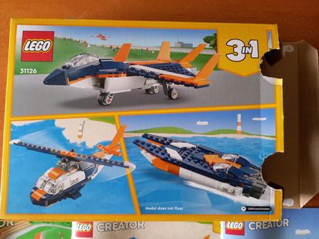 Lego 31126 stíhačka creator 3v1,