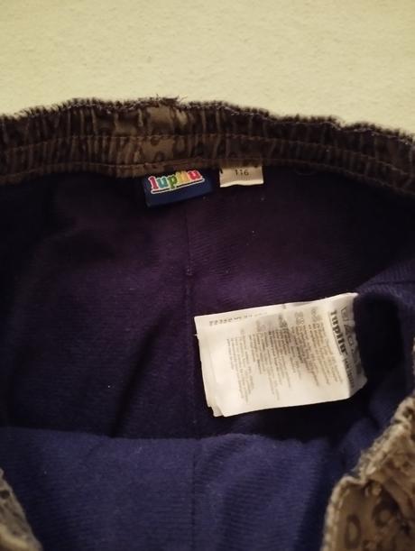 Teplé nohavice, lupilu,116