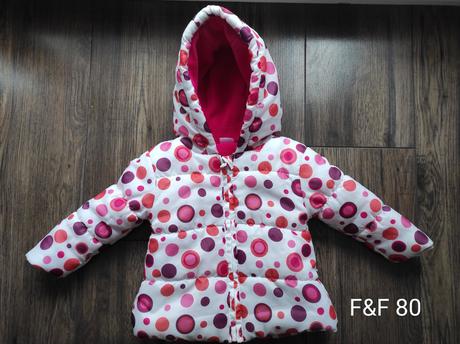 Zimná teplá bundička, f&f,80