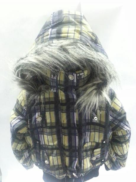 Zimná vetrovka dievčenská quadri, 140