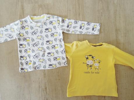 2 x mikinka 74/80 kravičky, lupilu,74