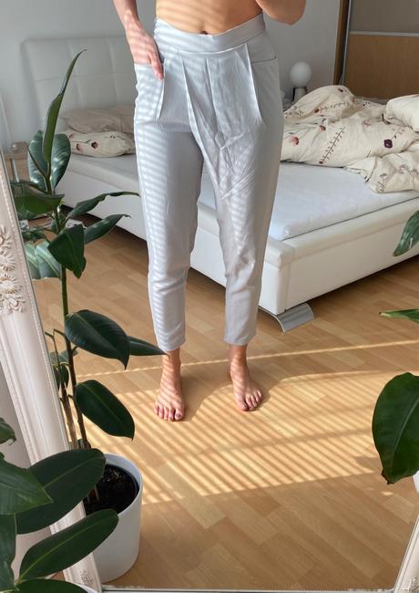 Bledosivé nohavice, zara,xs