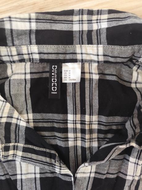 Košeľa crop-topová, h&m,m