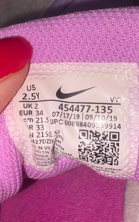 Tenisky fialové nike v.34 s poštovným, nike,34