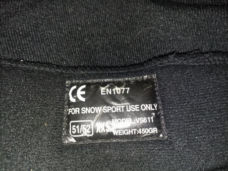 Prilba na lyžovačku, xs