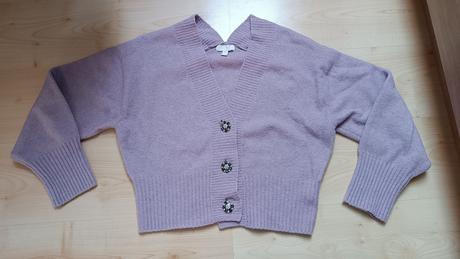 Svetrík s gombíkmi, h&m,s
