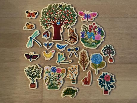 Veľké drevené magnetky zn.djeco,