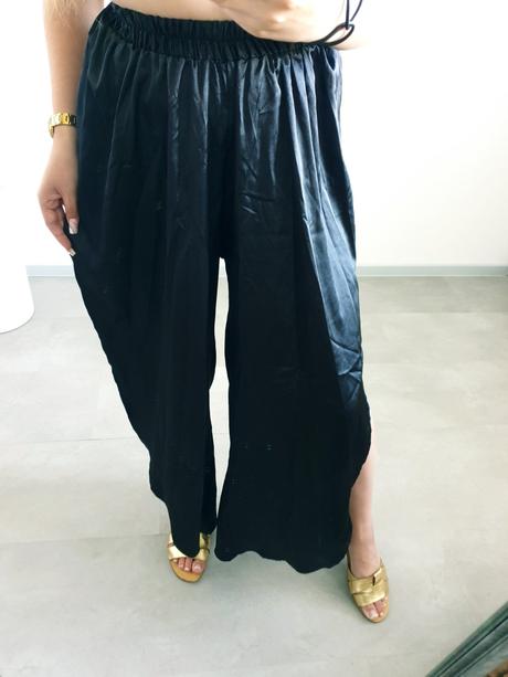 Letné nohavice s rozparkami xs/s, xs