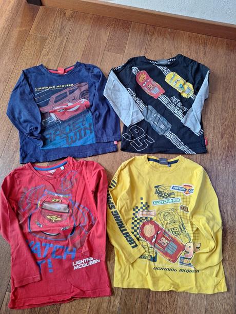 Tričká mcqueen 9ks, 110/116, 110